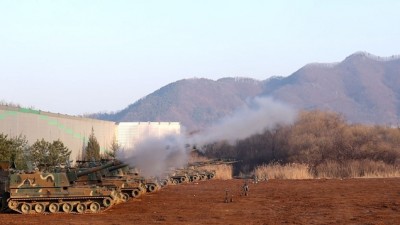 육군 11사단, K-9 자주포 사격 훈련